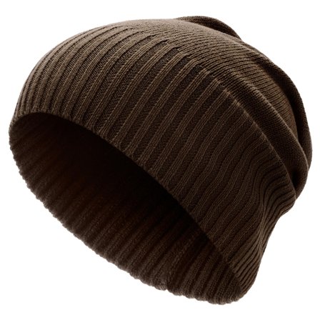 Konrad Kite | Gorro de algodón orgánico ligero marrón café para hombres - Gorros de punto