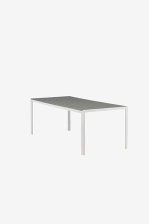 Venture Home - Matbord Break 205X90 cm - Vit - Matbord utomhus - Från Homeroom