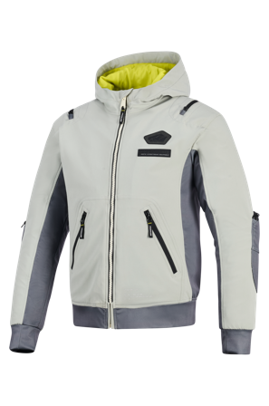 MC-Jakke Alpinestars Moblast WP Jerngrå/Mørk Salviagrønn S