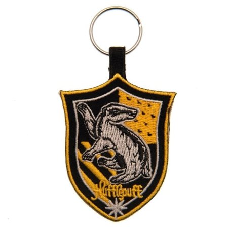 Harry Potter Hufflepuff Nyckelring One Size Svart/Gul Black/Yellow One Size IC