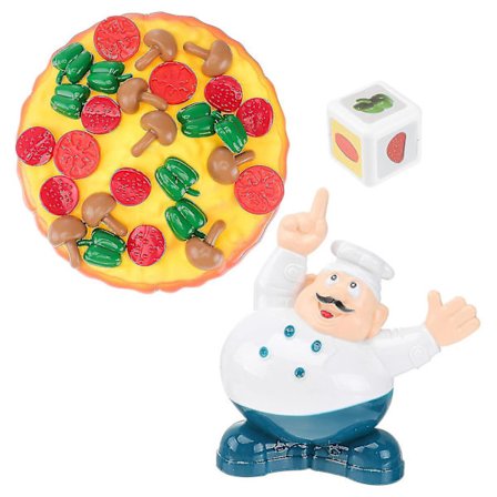 Barn Pizza Topple för 2-4 spelare eller hela familjen Pizza Pile-up Stapling Balancing Desktop Game Toys