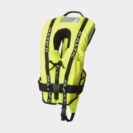 Záchranná vesta pro děti a kojence Baltic Bambi 100N Supersoft, UV-žlutá, 3 - 12 kg