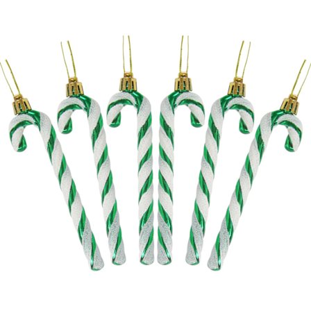 6 kpl Joulukiiltoinen Makeiskepstin Muovi Makeiskepstin Joulukuusi Koristeet Jouluun Uuden Vuoden Juhliin Tarvikkeet