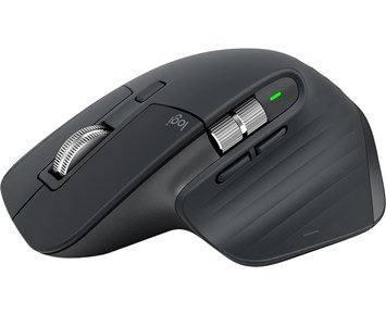 Logitech MX Master 3S Wireless Mouse - GRAPHITE - Arbeta bekvämt med en högpresterande trådlös mus