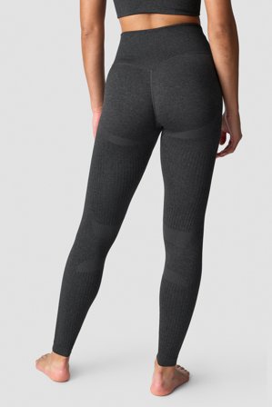ICANIWILL - Soft Seamless Tights Wmn Graphite Melange- Sportlegging - Dames - sportkleding van ICIW
