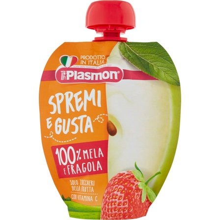 Plasmon Spremi E Gusta Mela Fragola 100ml