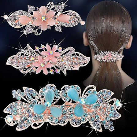 Dames Rhinocrube Hårspænde Elegant Simpel Klips Voksen Kvinder