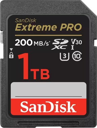 Sandisk Extreme Pro - flashminnekort - 1 TB - SDXC UHS-I