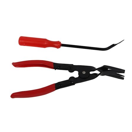 2 stk. Sett Bil Interiør Dørpanel Trim Klips Fjernings Tang Polstring Fjerner Brekkjern Verktøy