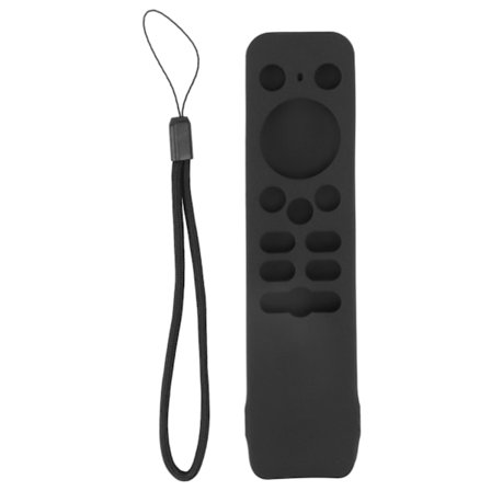 Blød silikoneetui til Realme TV Stick fjernbetjening Anti-Drop Cover Sort