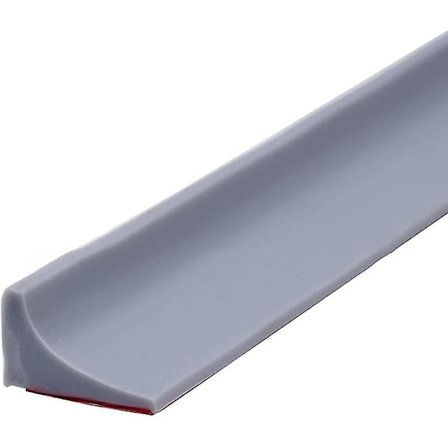 Bruse Tærskel Vandbarriere til Badeværelse, Silikone Adskillelse (Grå/200cm)