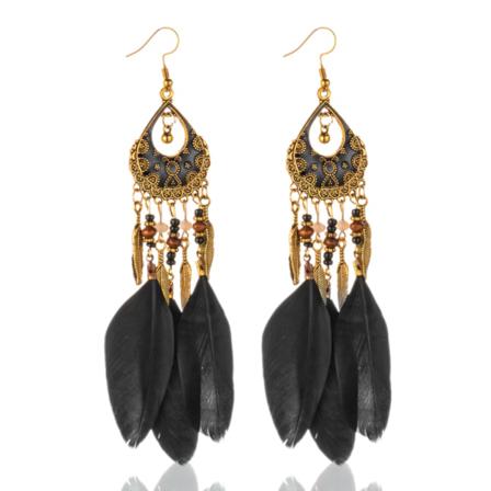Bohemian Örhängen Klassiska Drop Dangle Örhängen Set 1 Par