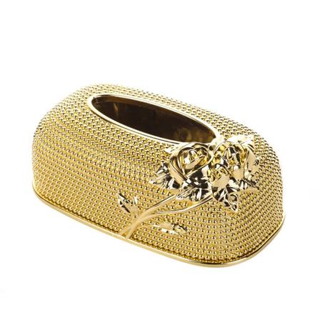 Creative Desktop Kitchen pumpebrett Akryl Tissue Box Fashion Gold