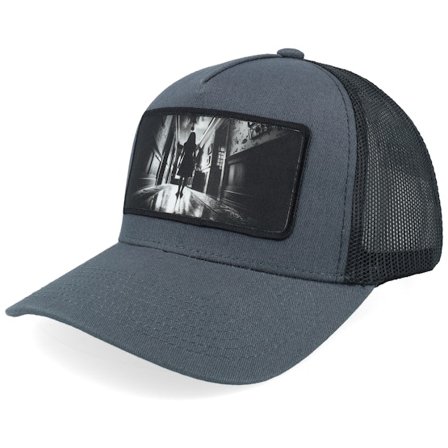Scenes - Grey - trucker - Cap - Hallway Horror Medium Grey/Black/Black A-frame - Hatstore
