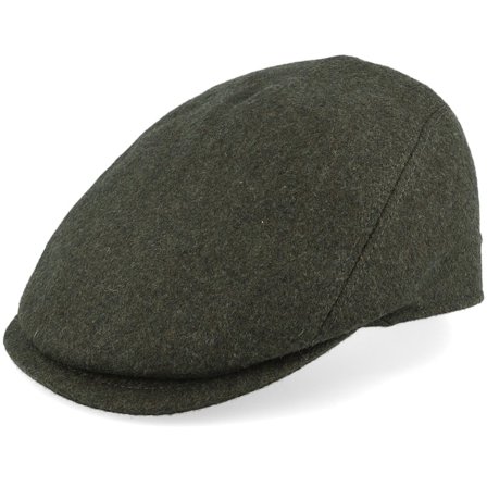 MJM Hats - Grün Flatcap Cap - Driver 52 Wool Mix Loden Flat Cap @ Hatstore
