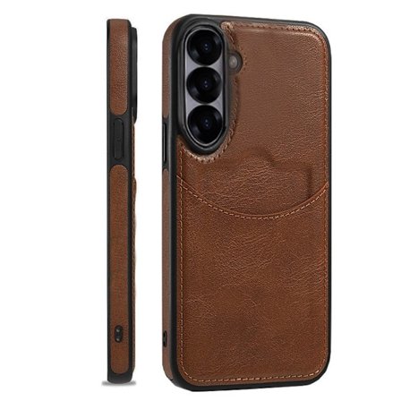 Samsung Galaxy A55 5G - Elegant Skal med Kortfack från Leman