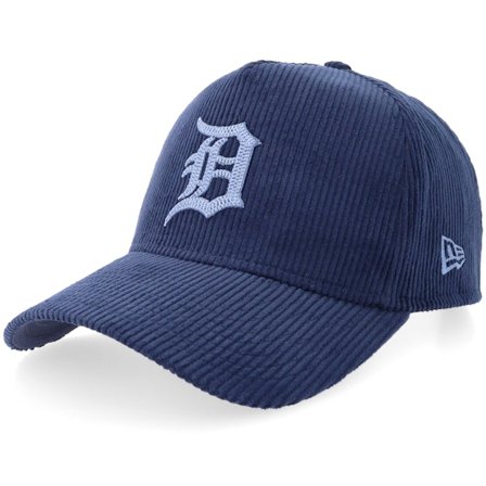 New Era - MLB Blå adjustable Caps - Detroit Tigers Corduroy Navy A-Frame Adjustable @ Hatstore