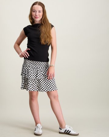 Grunt GRAnti Dot Skirt Hvit Skjørt Jente - Kids Brand Store