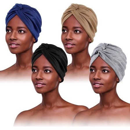 Fiskarna Turban til Kvinder, Kemoterapi-Sjal, Kemoterapi-Hue, Hårsjal, Natthue, Hårbånd til Kvinder, Hårscarf til Kvinder