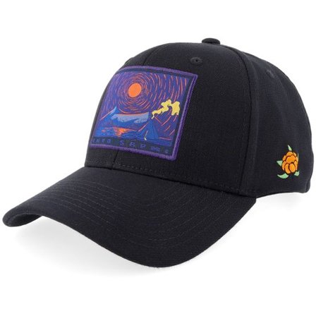 SQRTN - Svart adjustable Keps - Midnattssol 120 Cap Black Adjustable @ Hatstore