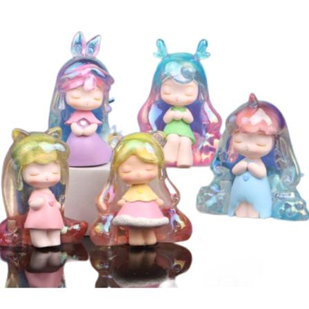 Blind box hånd kontor Aberdeen harpiks håndværk dekoration boligdekoration ornament (tilfældigt sæt),
