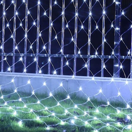 3m2m LED-lysnett for dekorasjon, bryllup og hage