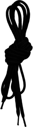 Lundhags Round Shoe Laces 150cm Black