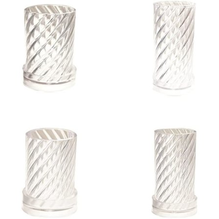 Beibei - Rund spiralform DIY stearinlysstøping forsyninger verktøy spiralform voksforming former Style42-7*15cm