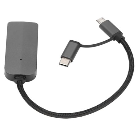 1080P Full HD 2 i 1 Telefonkabeladapter Smart Chip Design Hållbar Telefonkonverterare