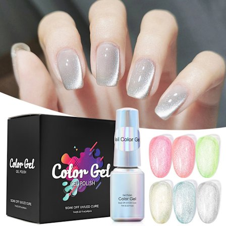 7ml Cat Eye UV Gel Polish Soak Off s Ögon Nagel för Manikyr Konst