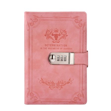 Adgangskode Bog Dagbog PINK