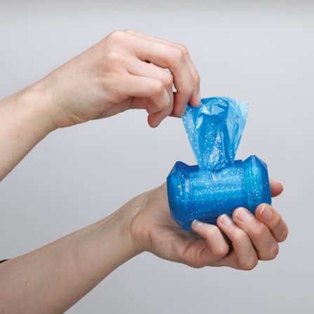 Clean Go Pet - Sparkle Hundeposeholder - Blå - Hundeposer, Godbitveske, Hundegodbiter, Leketøy for utelek på Doggie.no