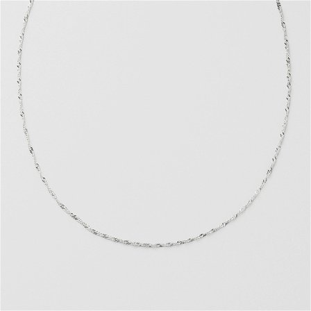 Singapore Halskette 43 cm - Sterlingsilber