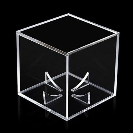 Golfballutstilling | Elegant golfballfremvisning i akryl, transparent kube med UV-beskyttelse for baller i regulær størrelse, allsidig 