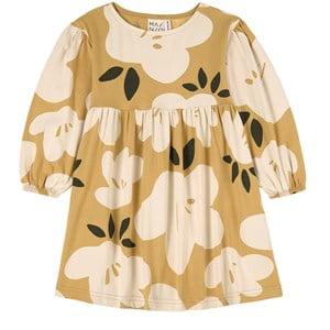 Kids - MAINIO Beige GOTS Blossoms Dress 86/92 cm - Dresses - 86/92 cm - Beige