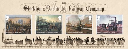 England - Damplokomotiver - Postfrisk miniark