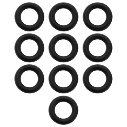 En uppsättning med 10 gummiringar med högt tryck