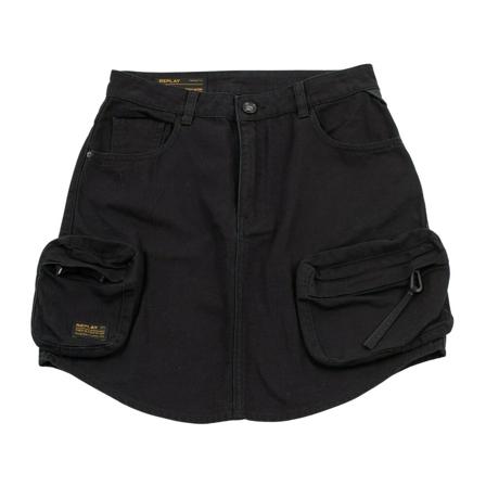 Replay Short Shorts svart, Dam, Dam, Storlek: W27