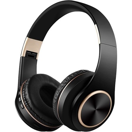 Bluetooth-hörlurar, trådlösa Bluetooth-hörlurar over-ear, aktiv brusreducering, lång batteritid, hopfällbara trådbundna och trådlösa headset Comfort 