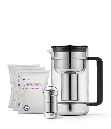 Aarke Purifier Large Enriched Kit - Vattenfilterkanna i glas