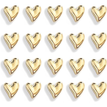 20 stk. Gyldne Køleskabsmagneter Kærlighed Hjerte Magneter til Køleskab Søde Dekorative Magnetiske Klistermærker Små Hjem Køkken Ma,A