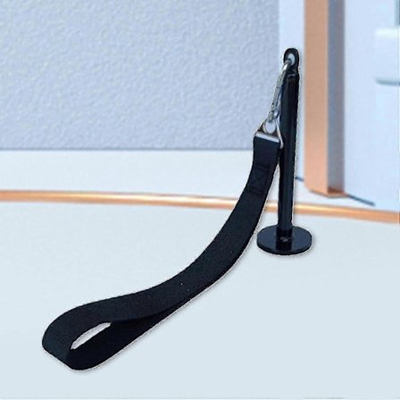 Arm Wrestling Treningsrem, Armstyrke Trening, Håndledd & Underarm Styrke, Nylonrem, Svart