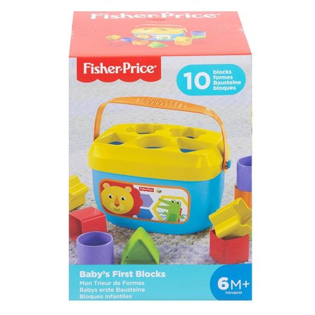 Fisher Price Baby's First Blocks Alder 6 mdr+, Børn & Forældre, Motorik & Bevægelse, Puttekasser