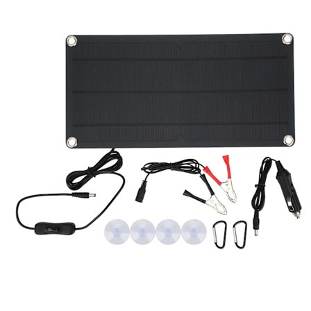 10W Solpanel Monokristallint Kisel Solcellsladdare Laddning 12V Batteri XXM360-180DC