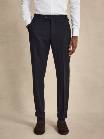 John Henric Men's Marineblau Anzughose Tailored Fit Size 44