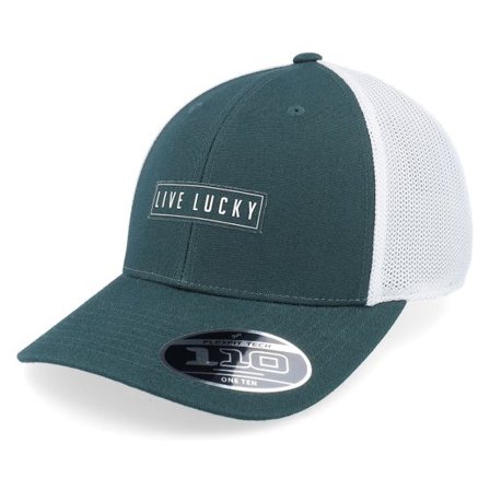 Black Clover - Grön trucker Keps - Rigsby Green W White Mesh W Patch Trucker @ Hatstore