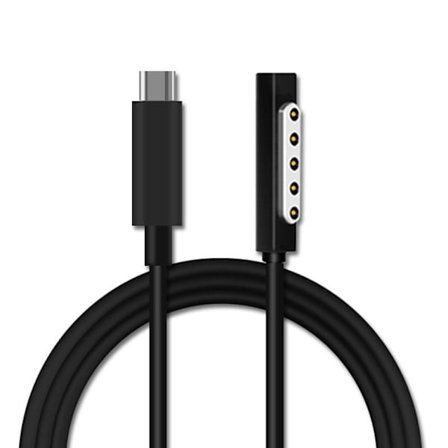 NÖRDIC 1,5 m USB-laturikaapeli 12V3A Surface Pro 1/2:lle