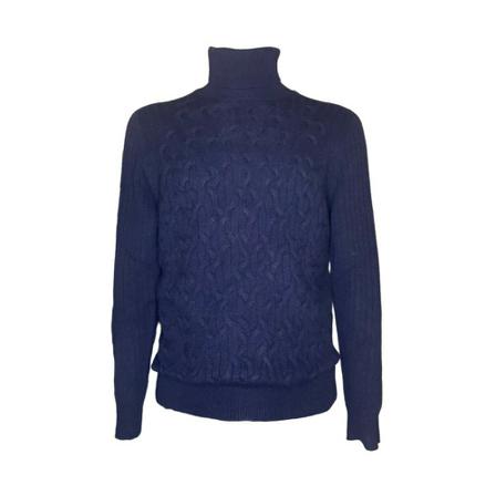 Peserico, Turtlenecks Blauw, Heren, Maat:M
