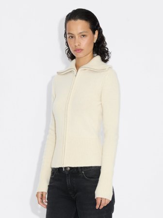 Holzweiler Line Wool Cardigan - Ecru - Women's - Extra Large