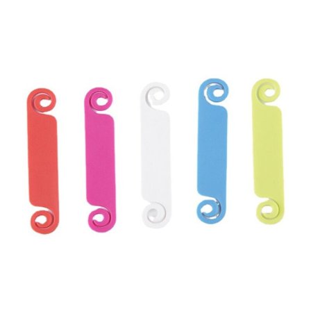 50 kaapelin tunnistustarraa, moniväriset kaapelitarrat, merkintä